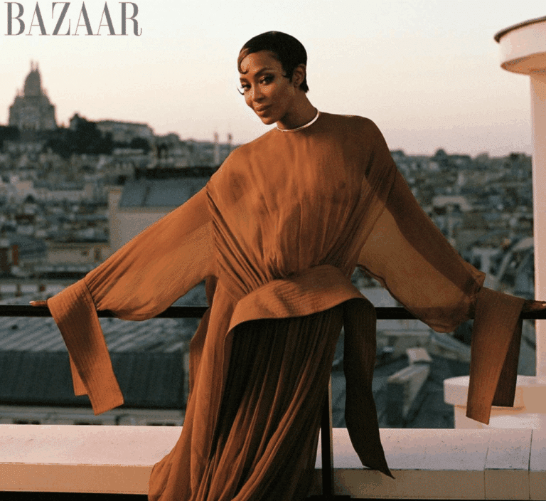 Naomi Campbell for Bazaar @Instagram @ferragamo